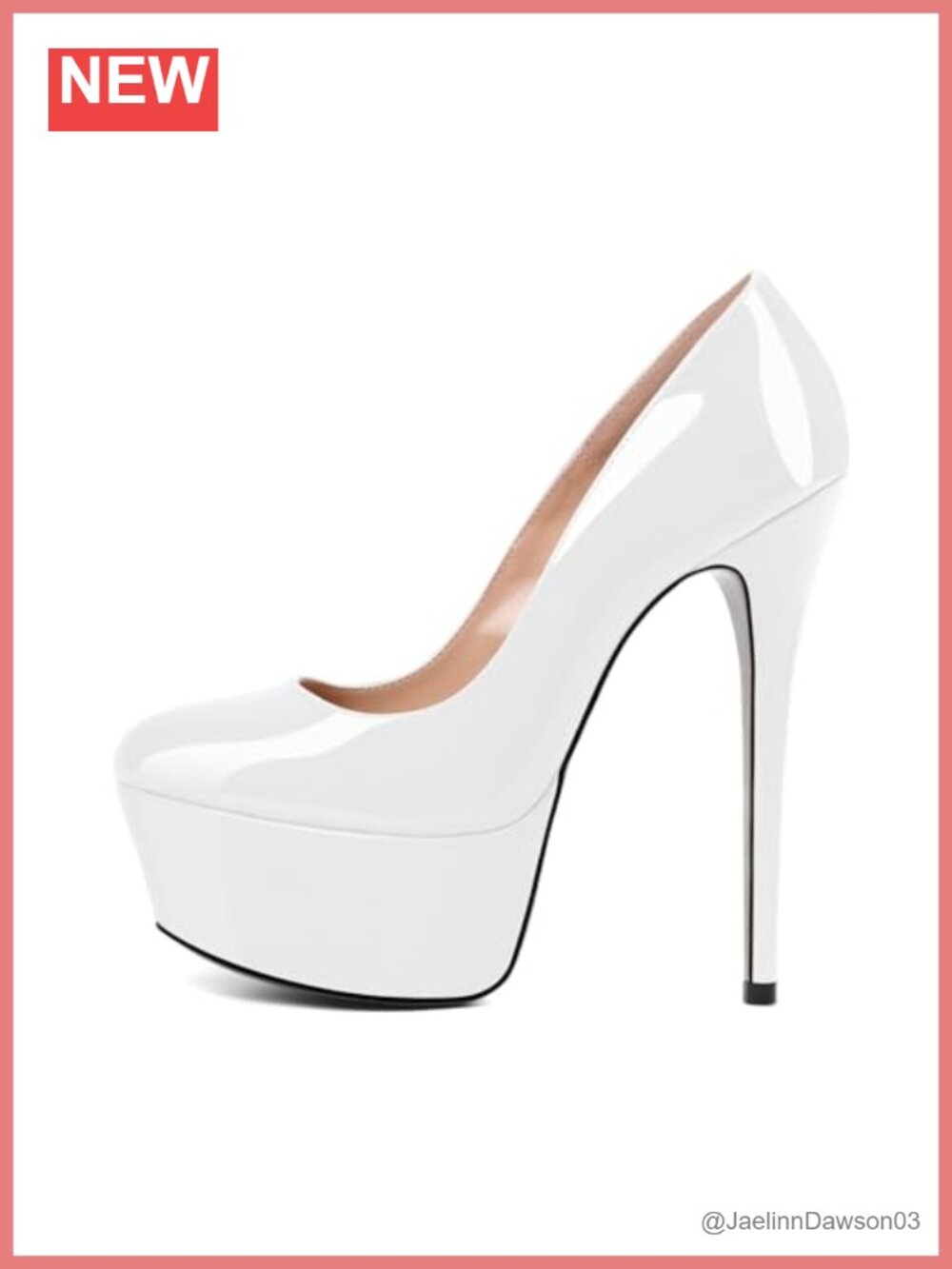 Women's 6 Inch Platform Pumps Stiletto Heels Round Toe Slip On Party Shoes